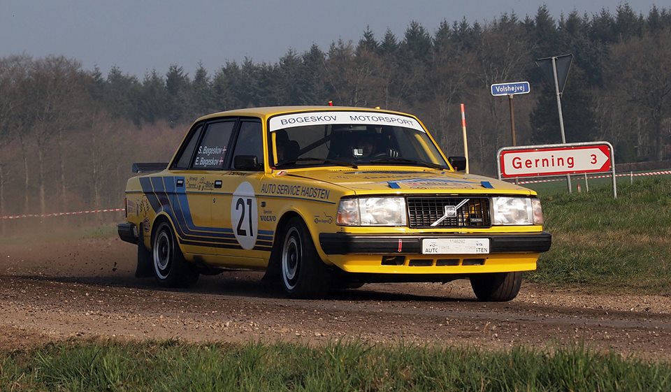 Fra rallytesten ved Ans
(Foto: Allan Post)